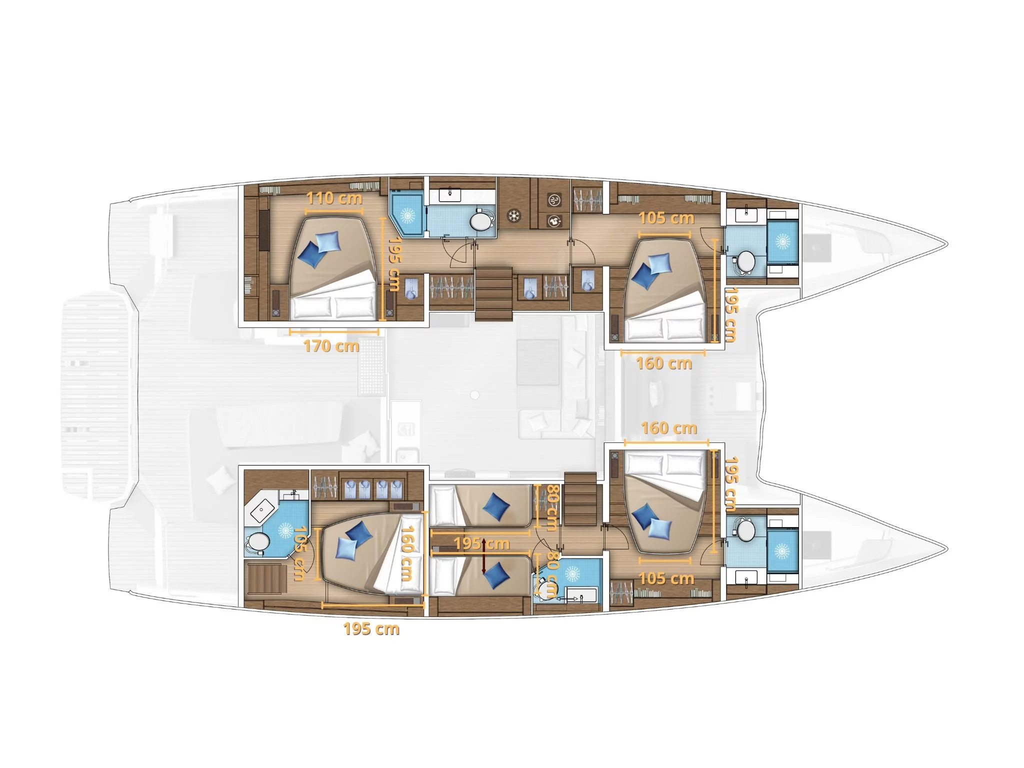 Lagoon 55 LUXURY version (2025) (ARTISAN) Plan image - 41