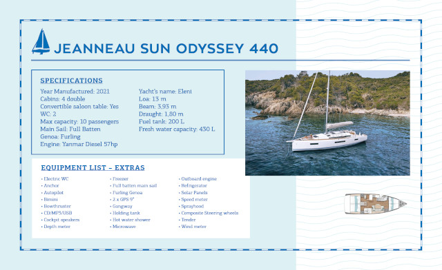 Photo #5 - Sun Odyssey 440 (Eleni) en Nikiti - 16688