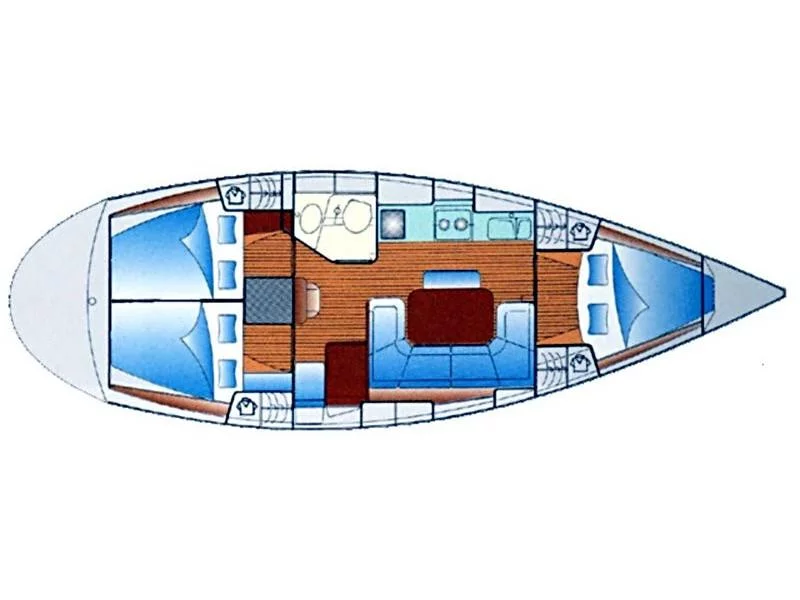 Bavaria 37 Cruiser (FORTUNAL) Plan image - 2