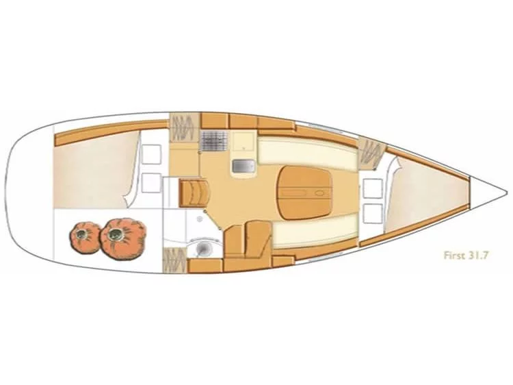 Beneteau First 31.7 (Finisterrae) Plan image - 5