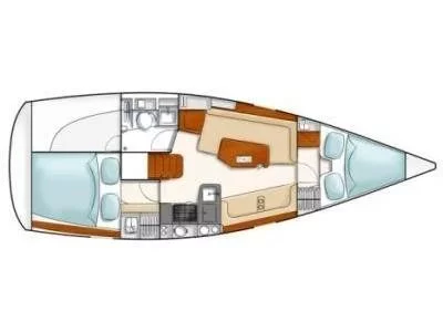 Hanse 320 (Sicily) Plan image - 4