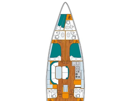 Photo #14 - Beneteau 50 (INTERMEZZO) in Nikiti - 61306
