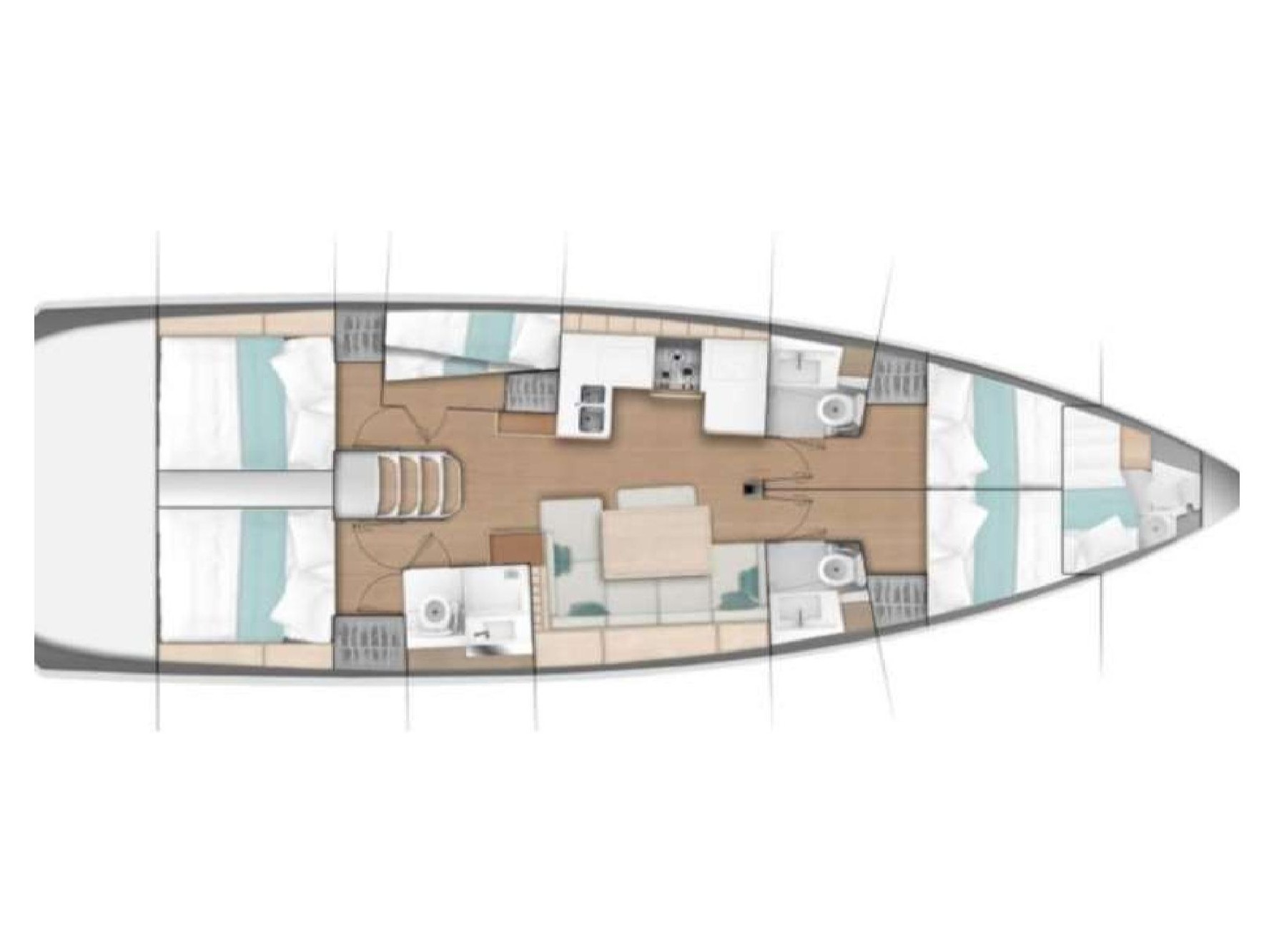 Photo #6 - Sun Odyssey 490 (Aurora) en Portisco - 23533