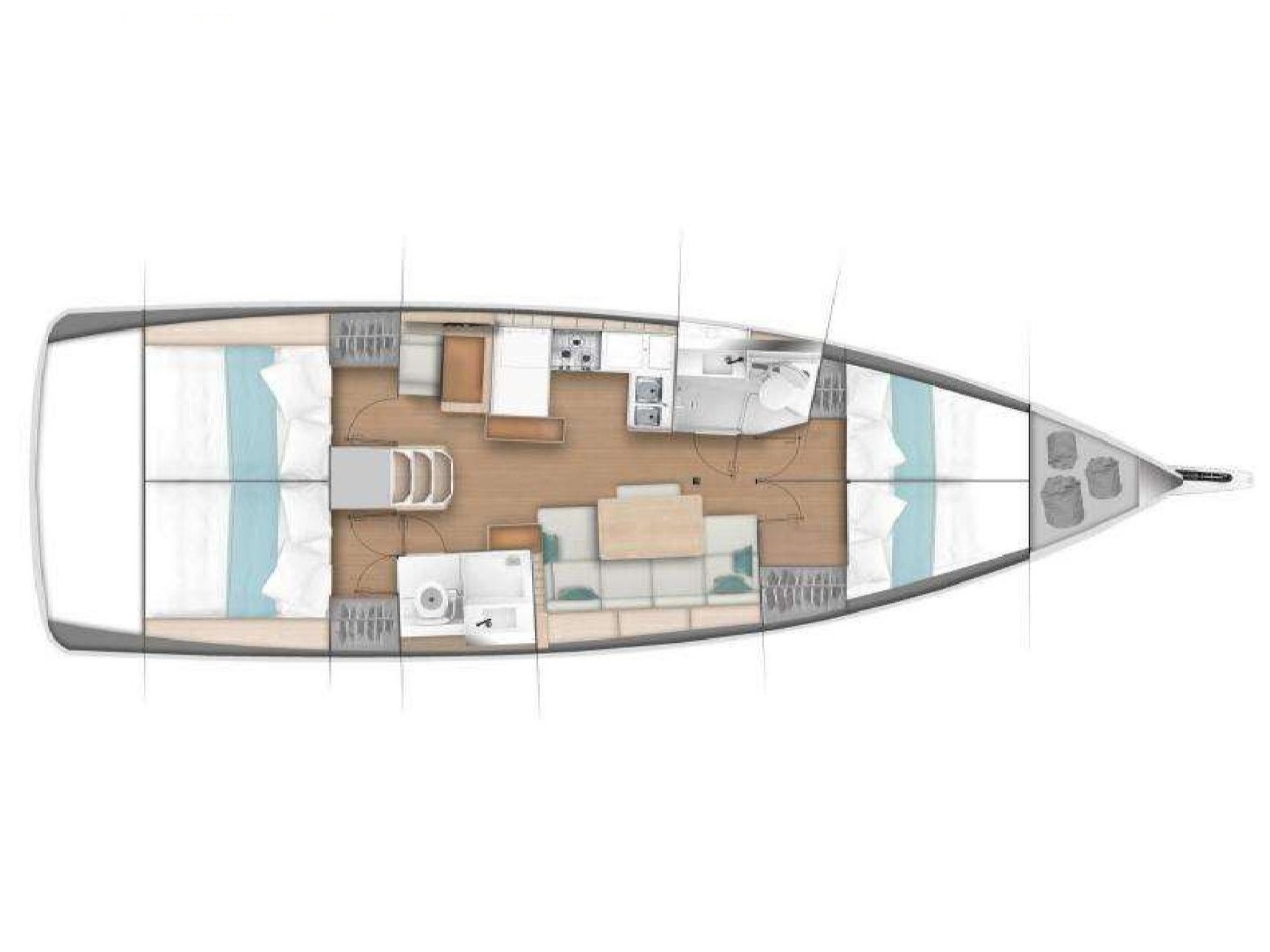 Photo #10 - Sun Odyssey 440 (Indira) en Portisco - 8006