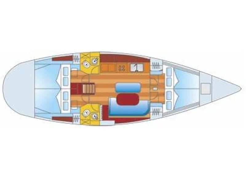 Oceanis 461 (Aida) Plan image - 1