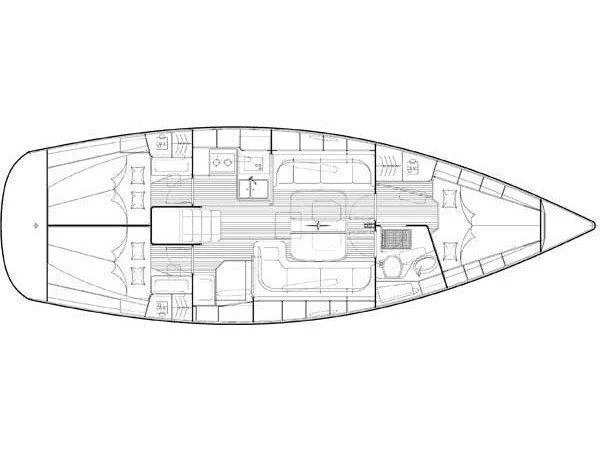 Bavaria 38 Cruiser (Maya) Plan image - 2