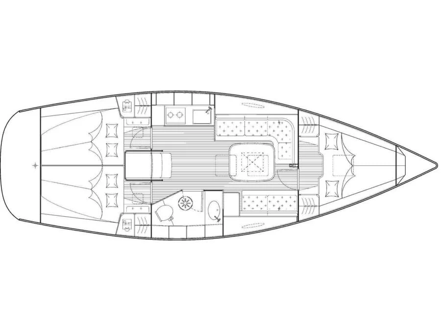 Bavaria 35 Cruiser (Antiopi) Plan image - 1