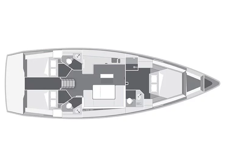 Bavaria 45 Cruiser Owner version (Bunty - Bow & Teak) Interior image - 28