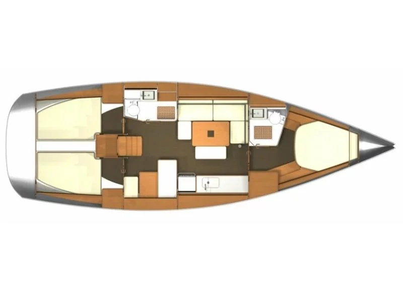 Dufour 405 (Namaste) Plan image - 32