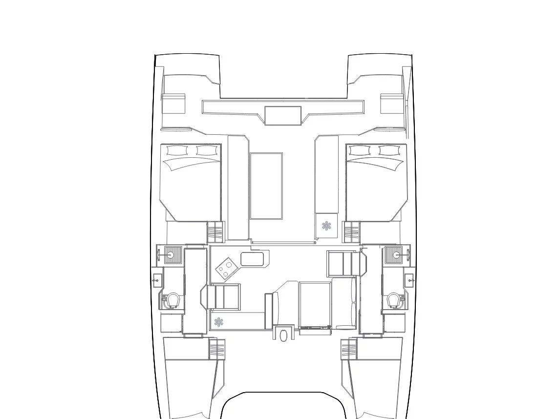 Nautitech 40 Open (Motus) Plan image - 8