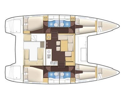 Photo #9 - Lagoon 400 S2 (Sailing Blue 4 - Refit 2021) in Athen - 8651