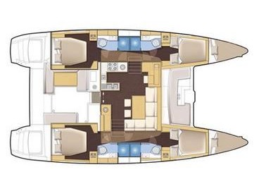 Photo #4 - Lagoon 450 (Poker Face - ( - - Refit 2021)) in Athen - 10385
