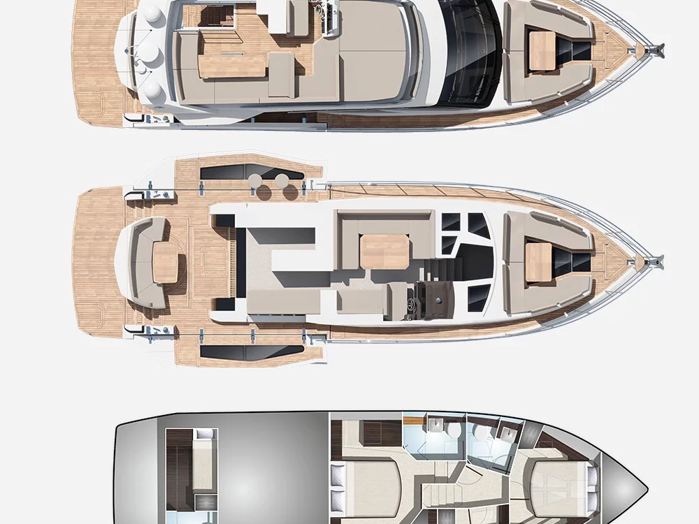 Galeon 500 Fly (CHAMP ATLANTIS) Plan image - 34