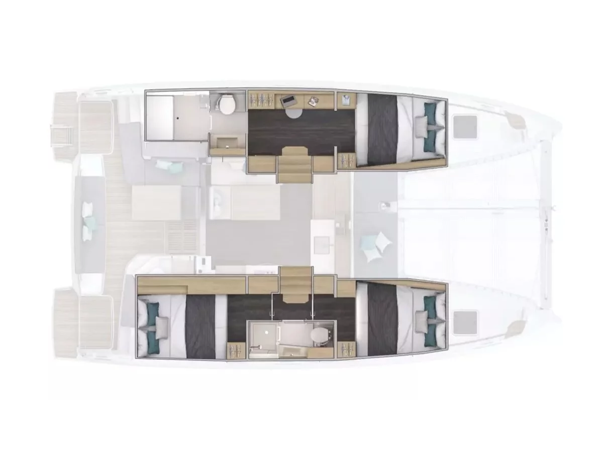 Lagoon 38 (Blue Willi) Plan image - 5