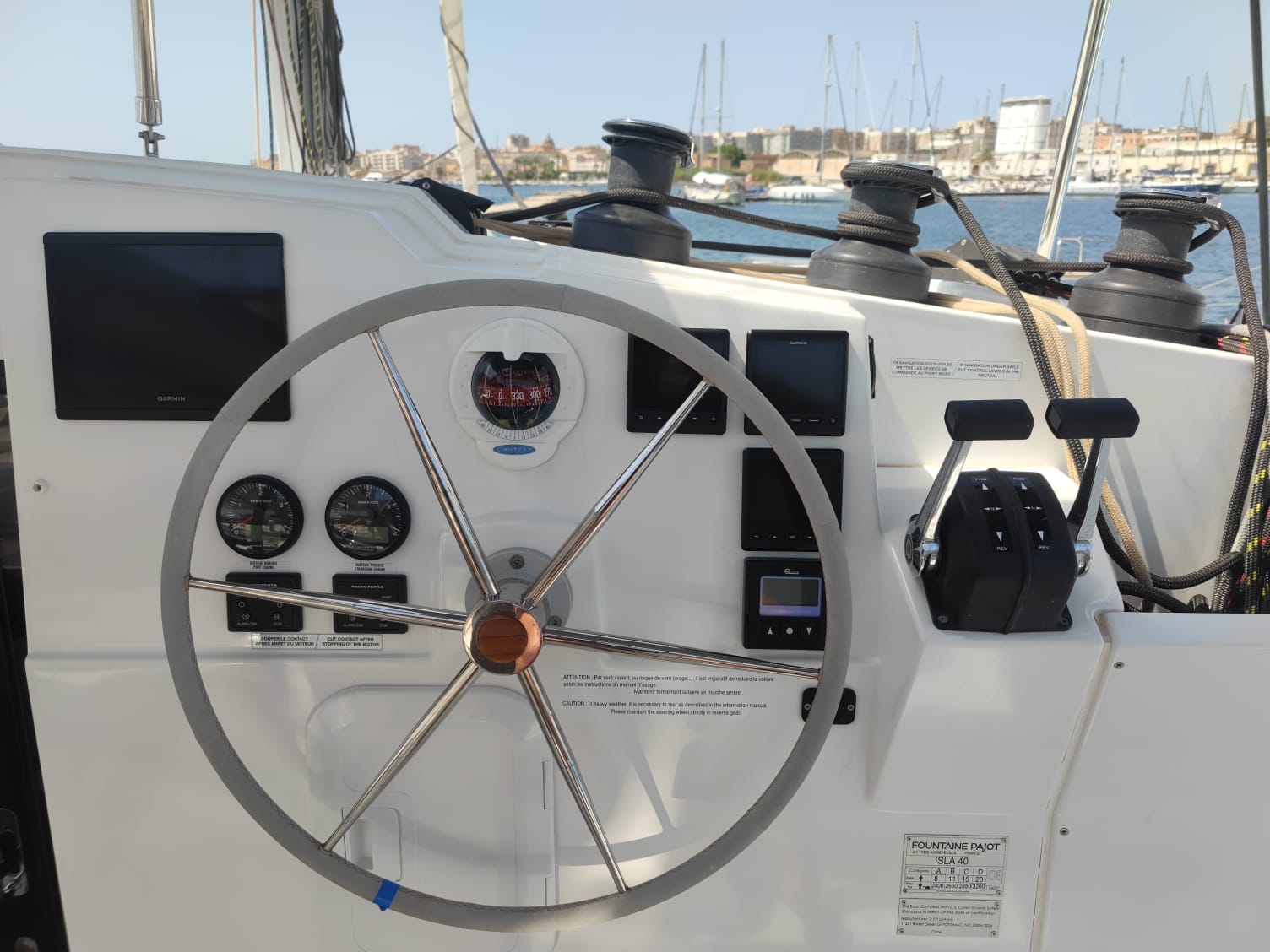 Photo #18 - Fountaine Pajot Isla 40 (Wm-Ac in dinette-Gen-Sol.Pan) (Isla) in Castellamare del Golfo - 16320