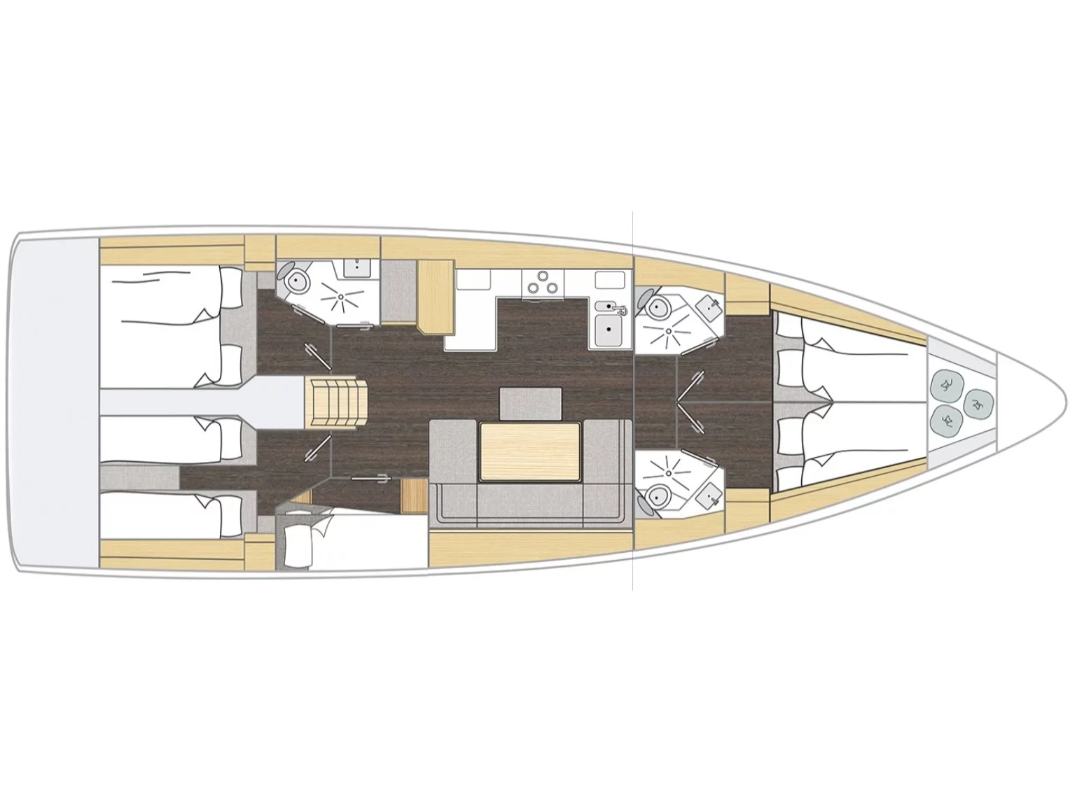 Bavaria C46 (Arke) Plan image - 18