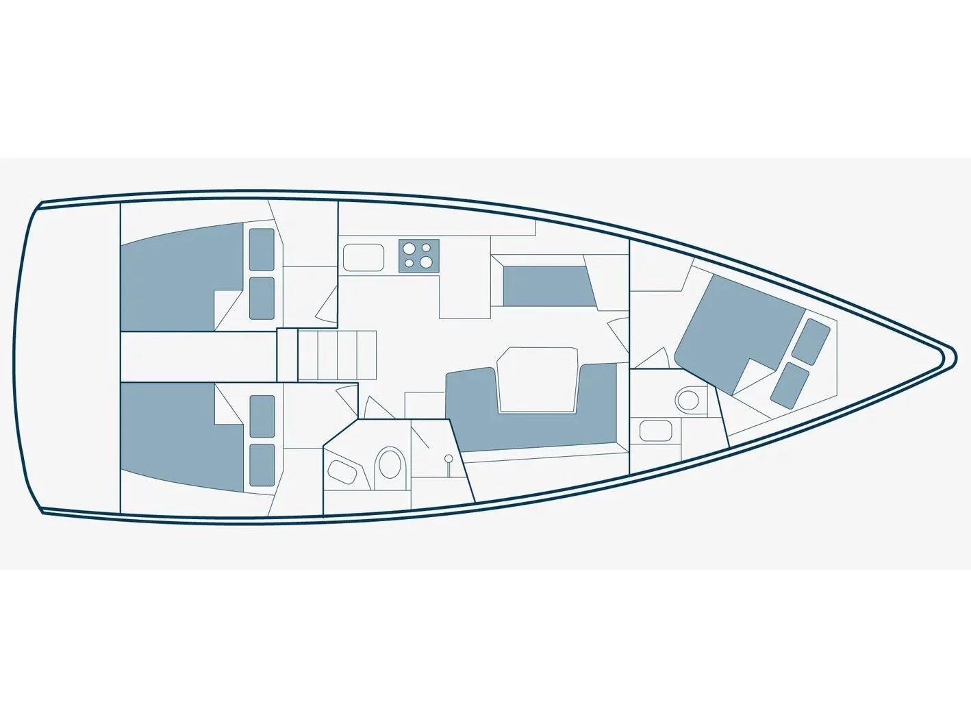 Oceanis 41.1 (Kos) Plan image - 1