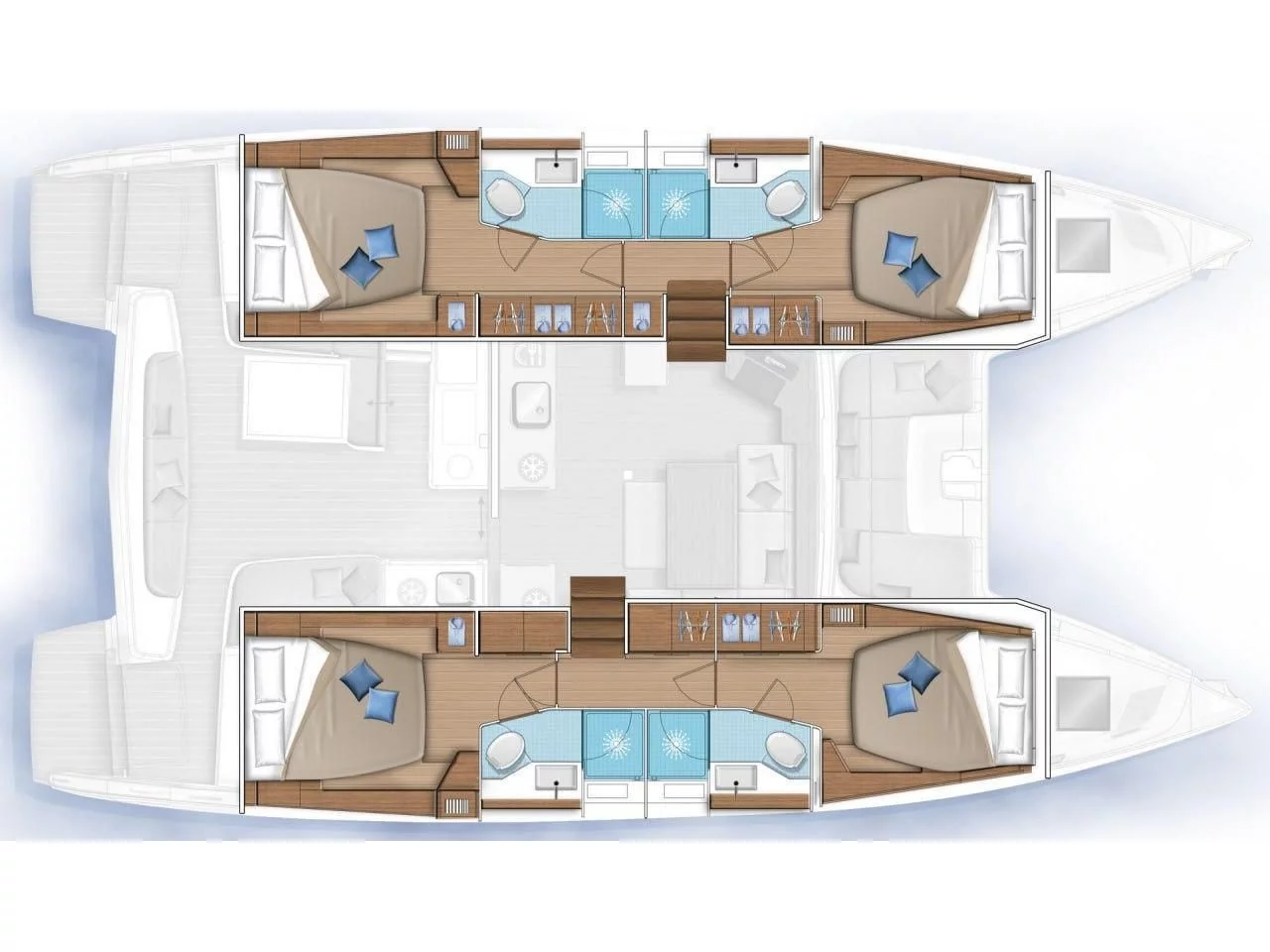 Lagoon 46 (Our Dream) Plan image - 2
