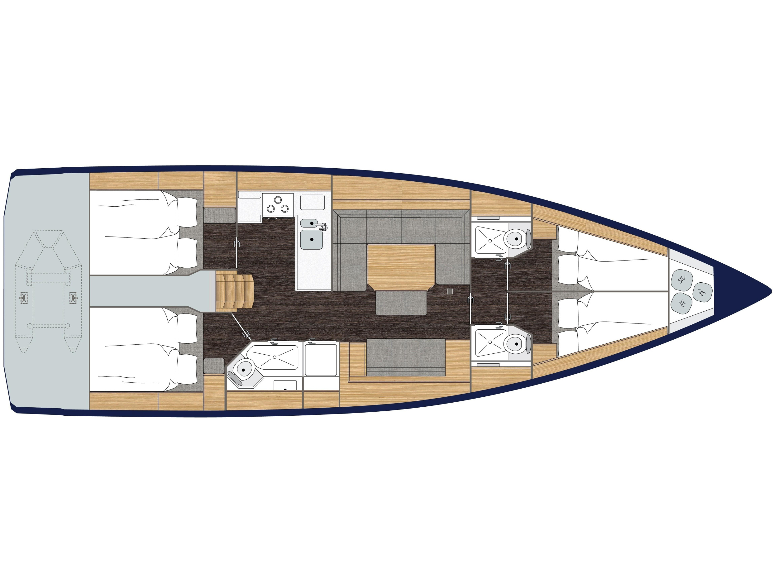 Photo #5 - Bavaria C45 (Allegro) en Gocek - 17984
