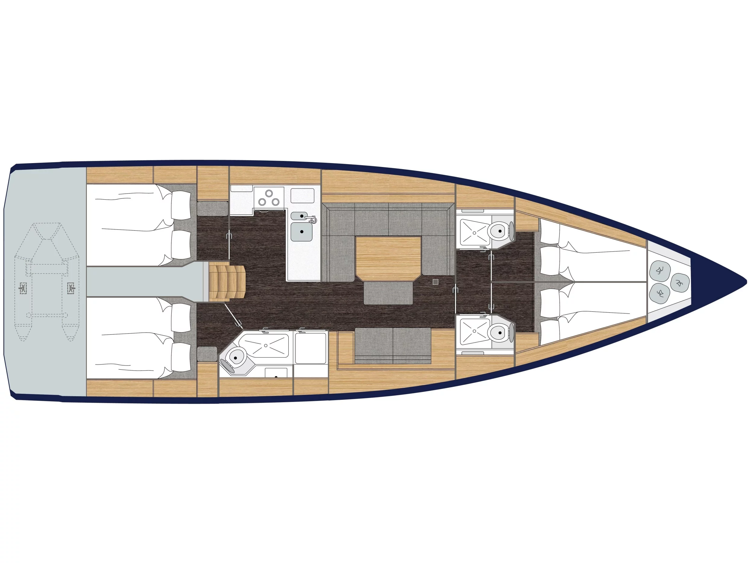 Bavaria C45 (Allegro) Plan image - 4