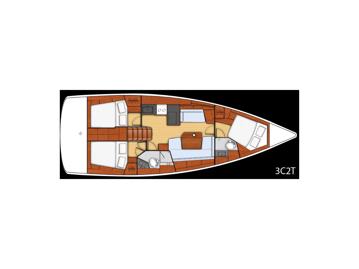 Oceanis 41 (Vittoria) Plan image - 1