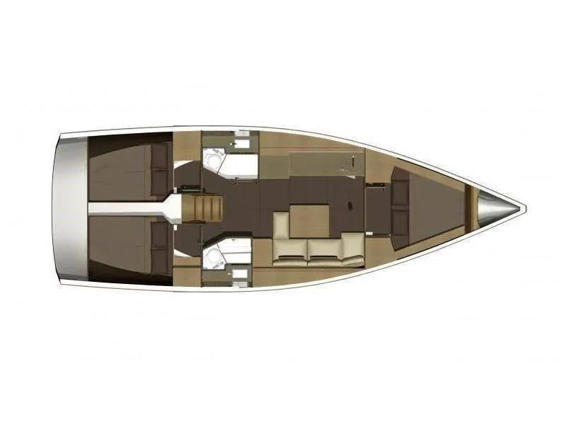 Dufour 382 Grand Large (Gala) Plan image - 1