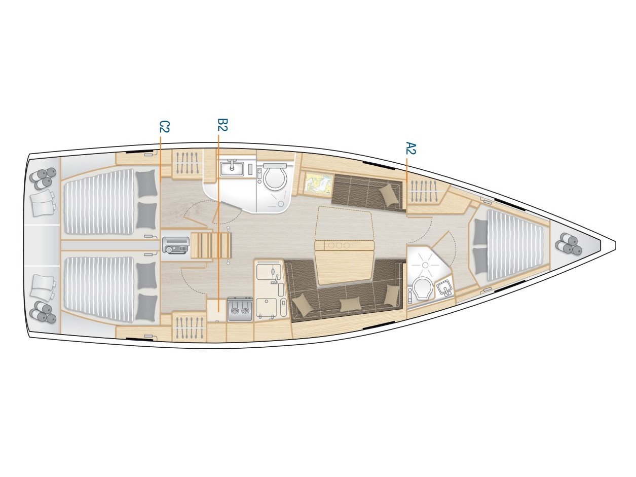 Photo #5 - Hanse 418 (Seatherapy) in Castiglioncello - 61067