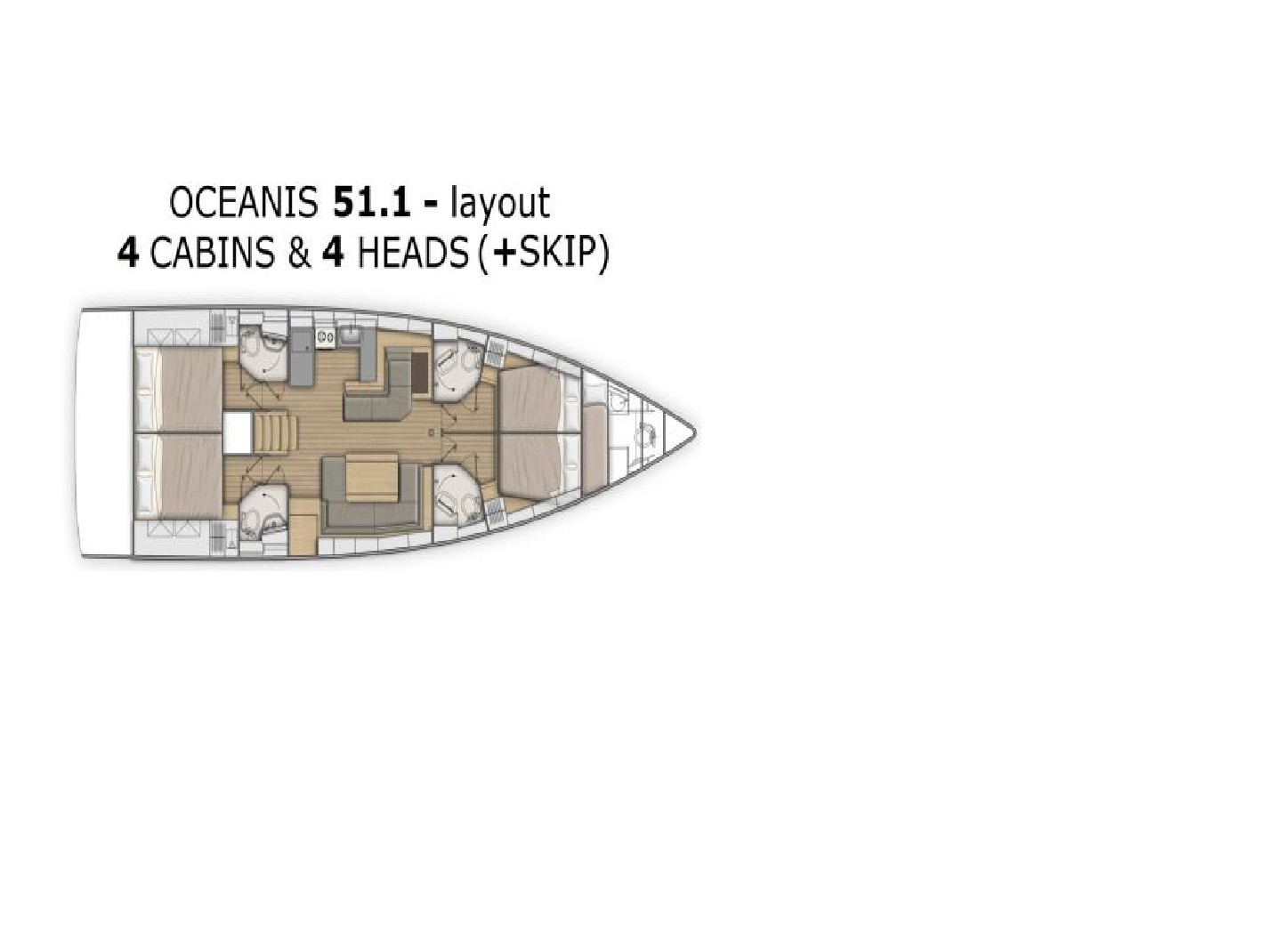 Photo #21 - Oceanis 51.1 - 4 +1 cab (ULTRA SPIRIT) in Split - 18153