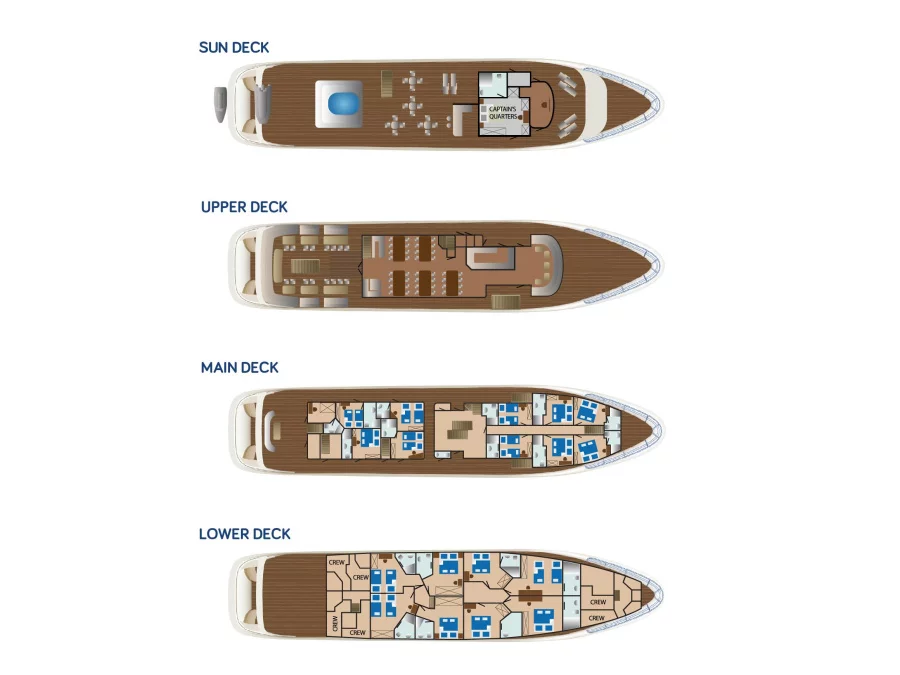 Luxury Motor Yacht (Lastavica) Plan image - 2
