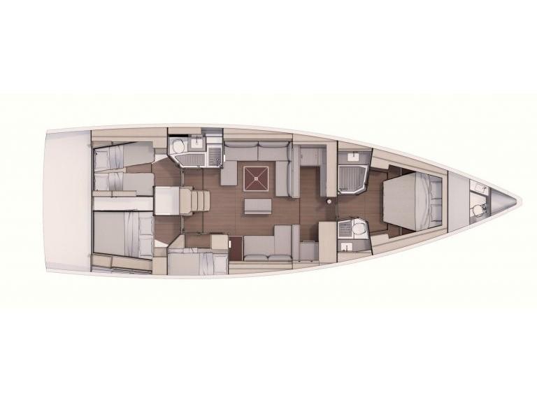 Photo #4 - Dufour 530 (Sea Dream) in Saint Tropez - 17658