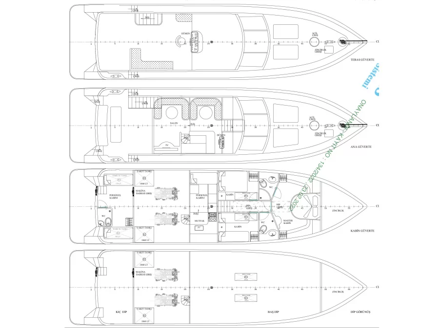 Motoryacht (Sirocco) Plan image - 11