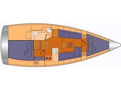 Bavaria Cruiser 34 (FIVE) Plan image - 1