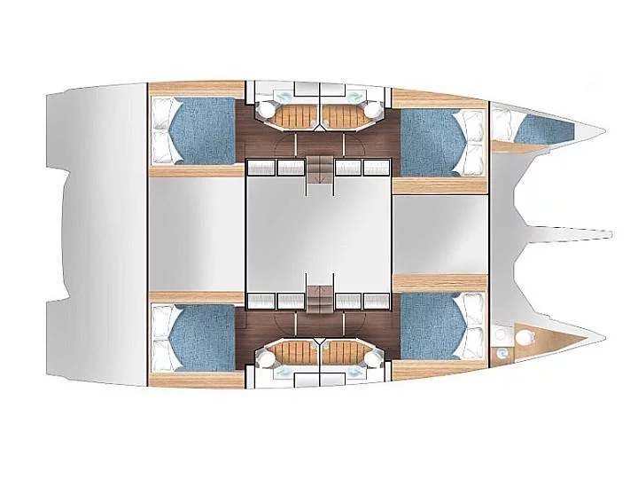 Dufour  Catamaran 44 (Anna) Plan image - 2