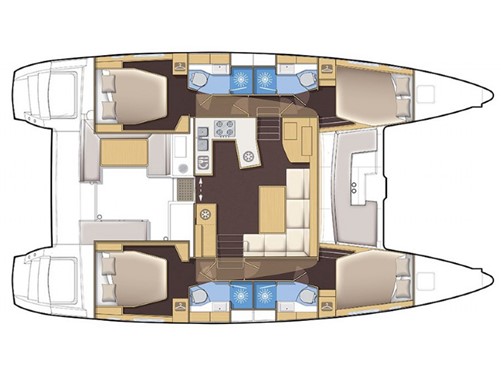 Photo #4 - Lagoon 450 Flybridge (Aeolian Dream) in Preveza - 6280