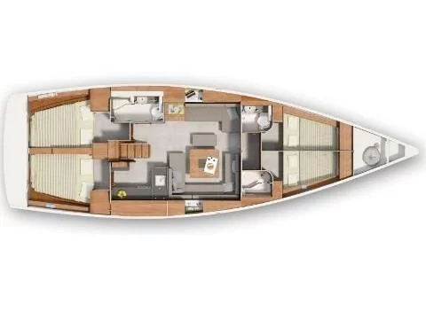 Hanse 445 (Juana) Plan image - 1