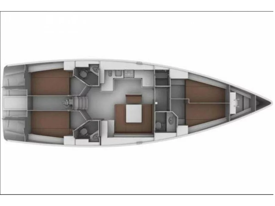 Bavaria 45 Cruiser (Bimba matta) Plan image - 1