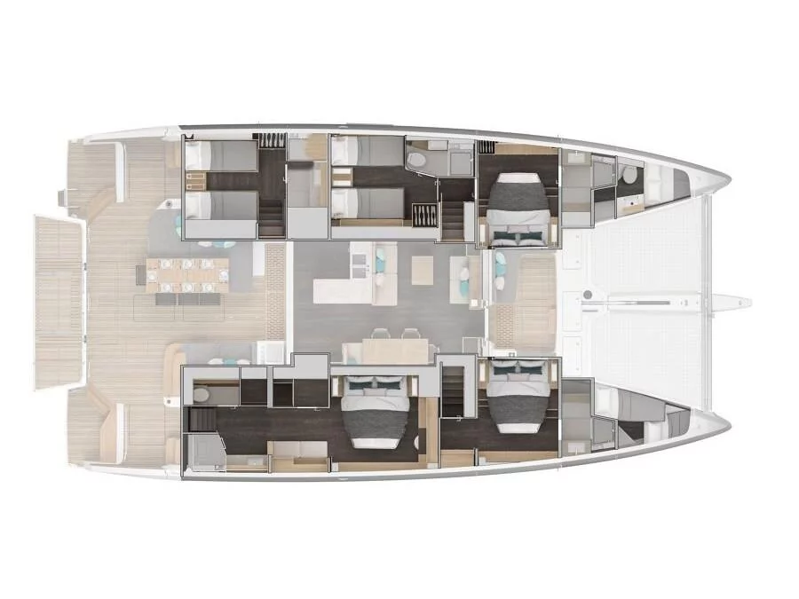 Lagoon 60 (PRINCESS KARLA) Plan image - 27