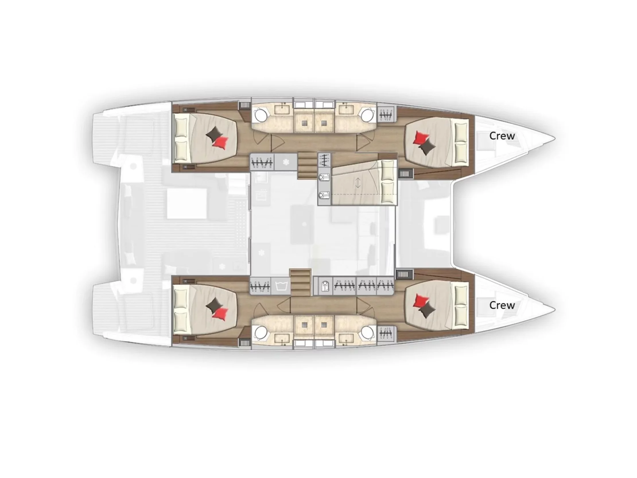 Lagoon 50 (PRINCESS KISS) Plan image - 23