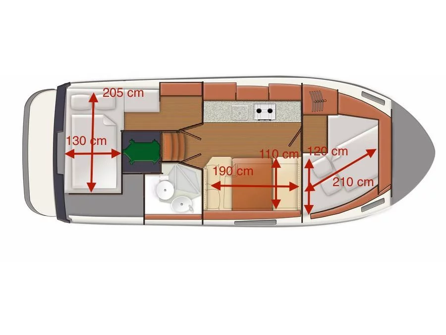 Delphia Escape 800 (Liv) Plan image - 1