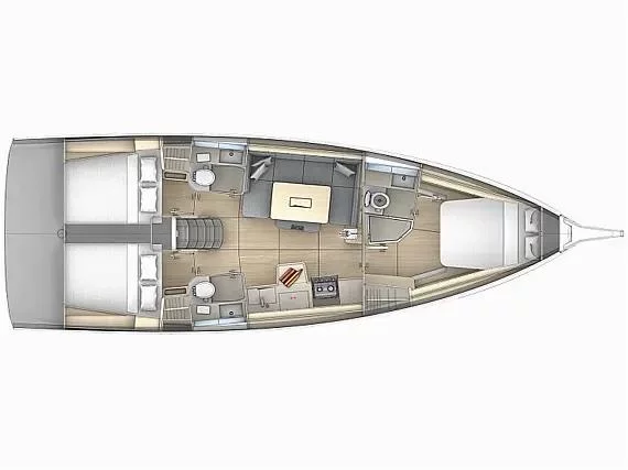 Dufour 41 (Luka) Plan image - 5