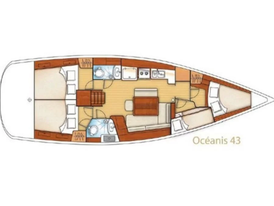 Oceanis 43 (MOJITO) Plan image - 10