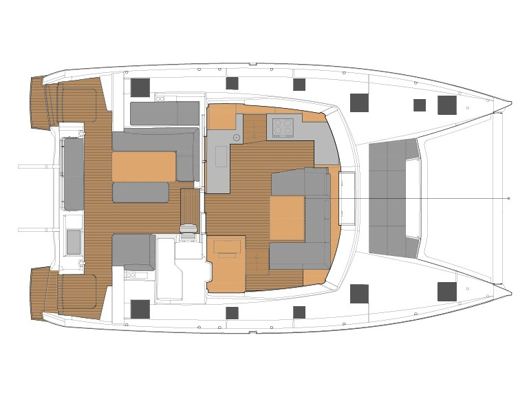 Photo #9 - Fountaine Pajot Elba 45 (Marina) in Trogir - 18639
