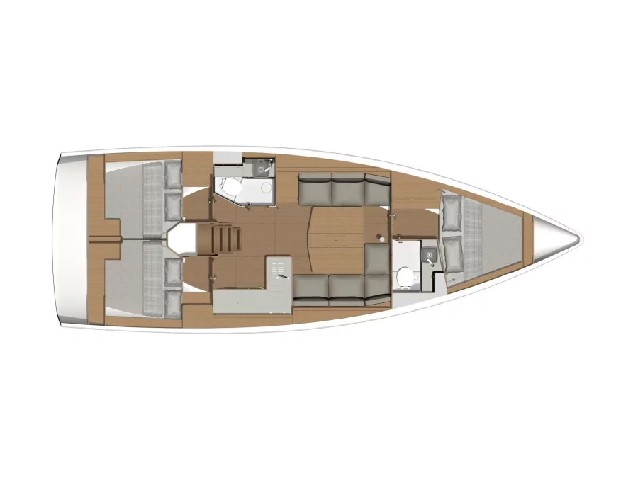 Dufour 390 (Extasie II) Plan image - 4