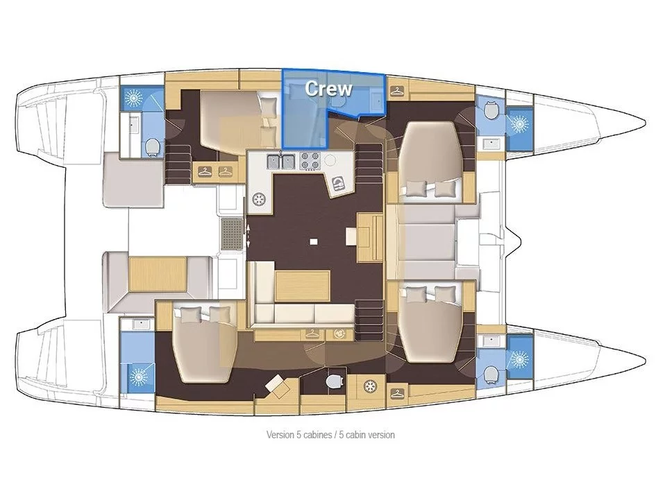 Lagoon 52F (DISCOVERY I w) Plan image - 22