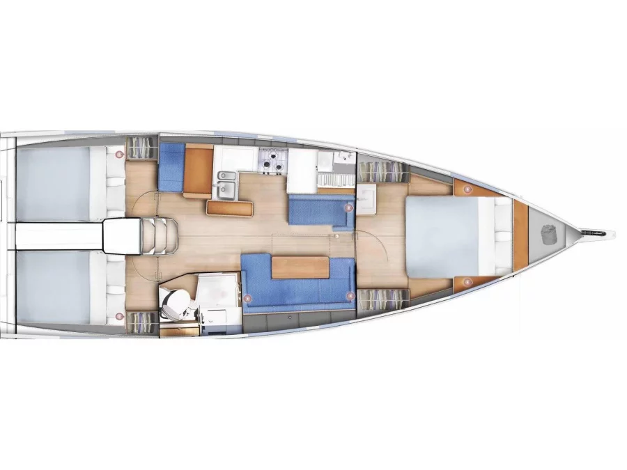 Sun Odyssey 410 (Tuatha de Artaios) Plan image - 4