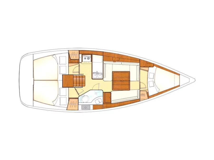 Oceanis 34 (Malouen) Plan image - 2