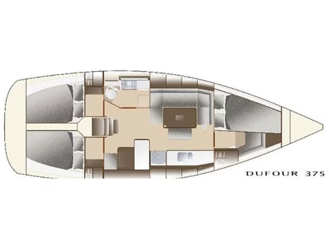 Dufour 375 (Chifoumi) Plan image - 3