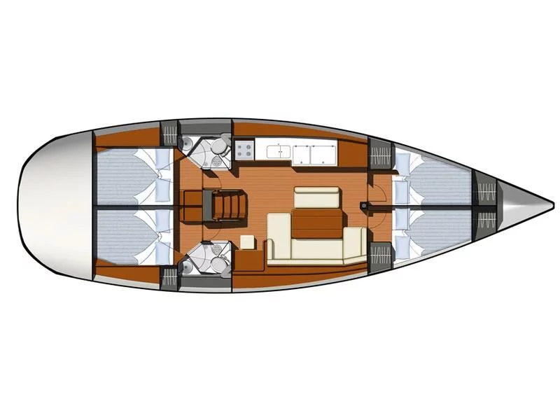 Sun Odyssey 44 i (Tewa) Plan image - 2