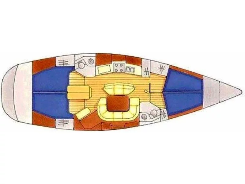 Sun Odyssey 45.2 (Bourlingueur) Plan image - 1