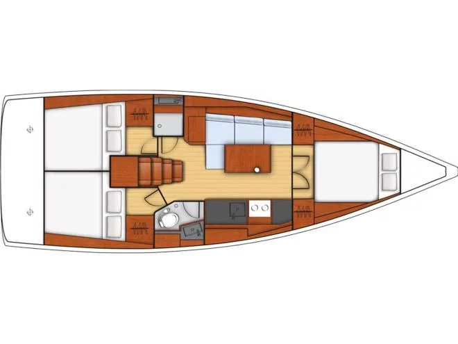 Oceanis 38 GTE (Houat Else) Plan image - 4